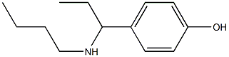 4-[1-(butylamino)propyl]phenol Structure