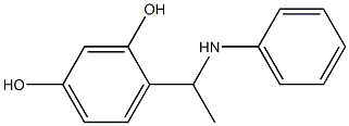 4-[1-(phenylamino)ethyl]benzene-1,3-diol Structure