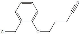 4-[2-(chloromethyl)phenoxy]butanenitrile Structure