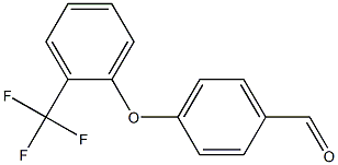 4-[2-(trifluoromethyl)phenoxy]benzaldehyde Structure