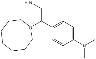 4-[2-amino-1-(azocan-1-yl)ethyl]-N,N-dimethylaniline 구조식 이미지