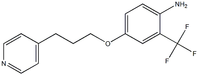 4-[3-(pyridin-4-yl)propoxy]-2-(trifluoromethyl)aniline 구조식 이미지