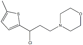 4-[3-chloro-3-(5-methylthien-2-yl)propyl]morpholine Structure