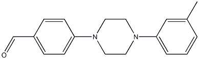 4-[4-(3-methylphenyl)piperazin-1-yl]benzaldehyde Structure