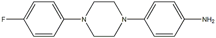 4-[4-(4-fluorophenyl)piperazin-1-yl]aniline Structure