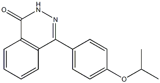 4-[4-(propan-2-yloxy)phenyl]-1,2-dihydrophthalazin-1-one Structure