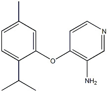 4-[5-methyl-2-(propan-2-yl)phenoxy]pyridin-3-amine Structure