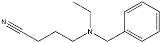 4-[benzyl(ethyl)amino]butanenitrile 구조식 이미지