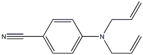 4-[bis(prop-2-en-1-yl)amino]benzonitrile Structure