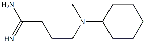 4-[cyclohexyl(methyl)amino]butanimidamide 구조식 이미지