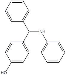 4-[phenyl(phenylamino)methyl]phenol 구조식 이미지