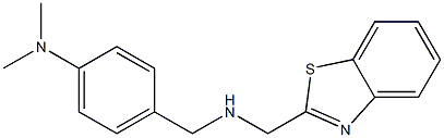 4-{[(1,3-benzothiazol-2-ylmethyl)amino]methyl}-N,N-dimethylaniline Structure