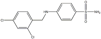 4-{[(2,4-dichlorophenyl)methyl]amino}benzene-1-sulfonamide Structure