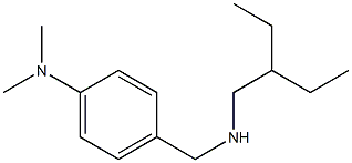 4-{[(2-ethylbutyl)amino]methyl}-N,N-dimethylaniline 구조식 이미지