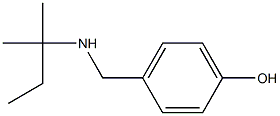 4-{[(2-methylbutan-2-yl)amino]methyl}phenol 구조식 이미지