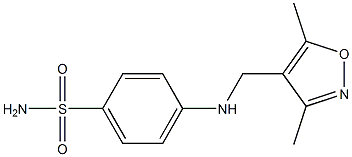 4-{[(3,5-dimethyl-1,2-oxazol-4-yl)methyl]amino}benzene-1-sulfonamide Structure