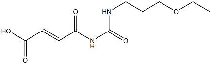 4-{[(3-ethoxypropyl)carbamoyl]amino}-4-oxobut-2-enoic acid 구조식 이미지