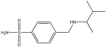 4-{[(3-methylbutan-2-yl)amino]methyl}benzene-1-sulfonamide Structure