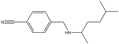 4-{[(5-methylhexan-2-yl)amino]methyl}benzonitrile 구조식 이미지