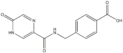 4-{[(5-oxo-4,5-dihydropyrazin-2-yl)formamido]methyl}benzoic acid Structure