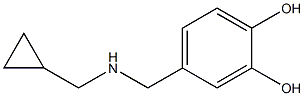 4-{[(cyclopropylmethyl)amino]methyl}benzene-1,2-diol 구조식 이미지