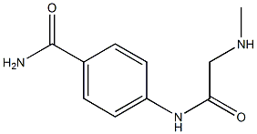 4-{[(methylamino)acetyl]amino}benzamide 구조식 이미지