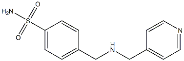 4-{[(pyridin-4-ylmethyl)amino]methyl}benzene-1-sulfonamide Structure