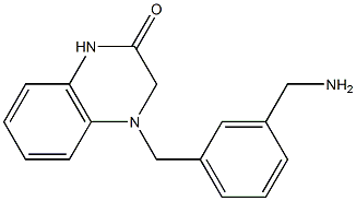 4-{[3-(aminomethyl)phenyl]methyl}-1,2,3,4-tetrahydroquinoxalin-2-one 구조식 이미지