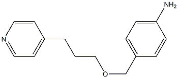 4-{[3-(pyridin-4-yl)propoxy]methyl}aniline Structure