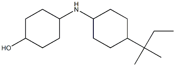 4-{[4-(2-methylbutan-2-yl)cyclohexyl]amino}cyclohexan-1-ol 구조식 이미지