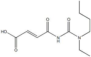 4-{[butyl(ethyl)carbamoyl]amino}-4-oxobut-2-enoic acid 구조식 이미지