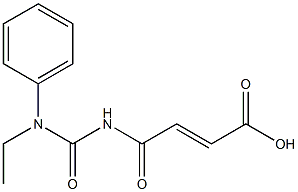 4-{[ethyl(phenyl)carbamoyl]amino}-4-oxobut-2-enoic acid 구조식 이미지