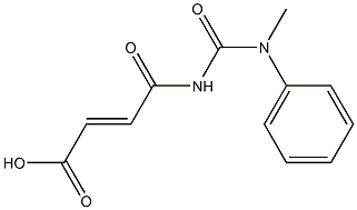 4-{[methyl(phenyl)carbamoyl]amino}-4-oxobut-2-enoic acid 구조식 이미지