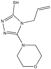 4-allyl-5-morpholin-4-yl-4H-1,2,4-triazole-3-thiol 구조식 이미지