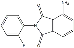 4-amino-2-(2-fluorophenyl)-2,3-dihydro-1H-isoindole-1,3-dione 구조식 이미지