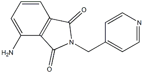 4-amino-2-(pyridin-4-ylmethyl)-2,3-dihydro-1H-isoindole-1,3-dione Structure