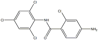 4-amino-2-chloro-N-(2,4,6-trichlorophenyl)benzamide Structure