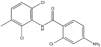 4-amino-2-chloro-N-(2,6-dichloro-3-methylphenyl)benzamide Structure