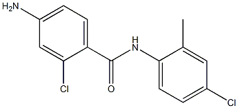 4-amino-2-chloro-N-(4-chloro-2-methylphenyl)benzamide Structure