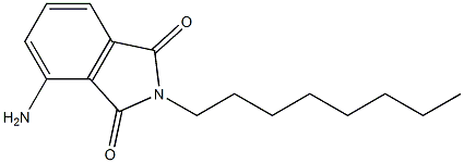 4-amino-2-octyl-2,3-dihydro-1H-isoindole-1,3-dione 구조식 이미지