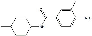 4-amino-3-methyl-N-(4-methylcyclohexyl)benzamide Structure