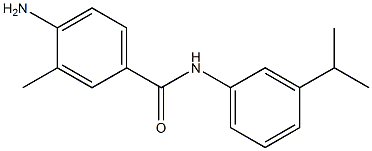 4-amino-3-methyl-N-[3-(propan-2-yl)phenyl]benzamide 구조식 이미지