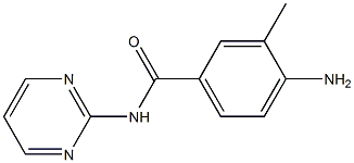 4-amino-3-methyl-N-pyrimidin-2-ylbenzamide Structure