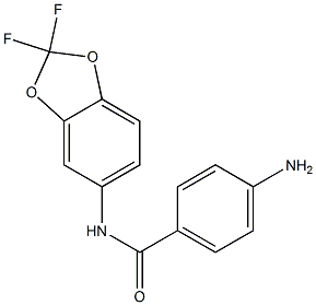 4-amino-N-(2,2-difluoro-2H-1,3-benzodioxol-5-yl)benzamide 구조식 이미지
