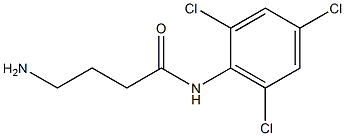 4-amino-N-(2,4,6-trichlorophenyl)butanamide 구조식 이미지