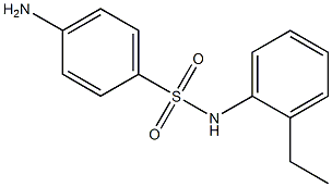 4-amino-N-(2-ethylphenyl)benzenesulfonamide 구조식 이미지