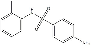 4-amino-N-(2-methylphenyl)benzene-1-sulfonamide 구조식 이미지