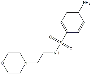 4-amino-N-(2-morpholin-4-ylethyl)benzenesulfonamide Structure