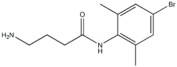 4-amino-N-(4-bromo-2,6-dimethylphenyl)butanamide 구조식 이미지