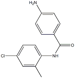 4-amino-N-(4-chloro-2-methylphenyl)benzamide Structure